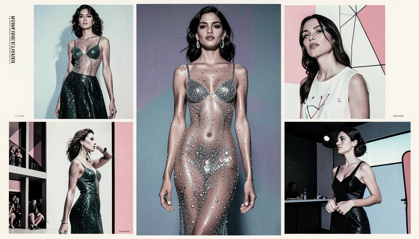 Sabrina Sato aparece com look todo transparente no RJFW