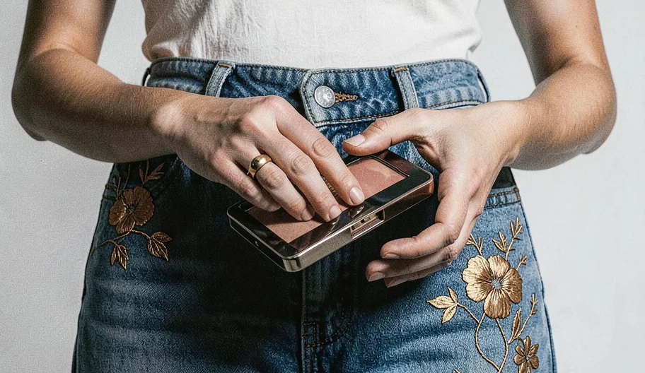 Guerlain reinventa maquiagem com estojos em denim reaproveitado