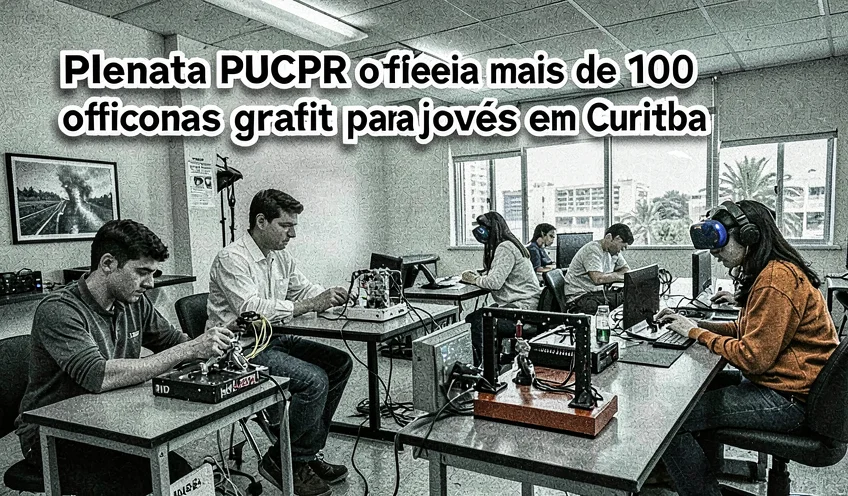 Planeta PUCPR oferece mais de 100 oficinas gratuitas para jovens em Curitiba